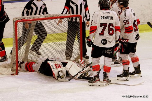 Photo hockey match Nice - Bordeaux le 23/10/2020