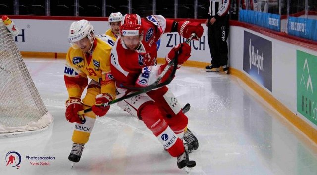 Photo hockey match Lausanne - Bienne le 25/10/2020