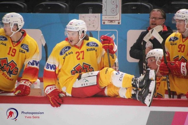Photo hockey match Lausanne - Bienne le 25/10/2020
