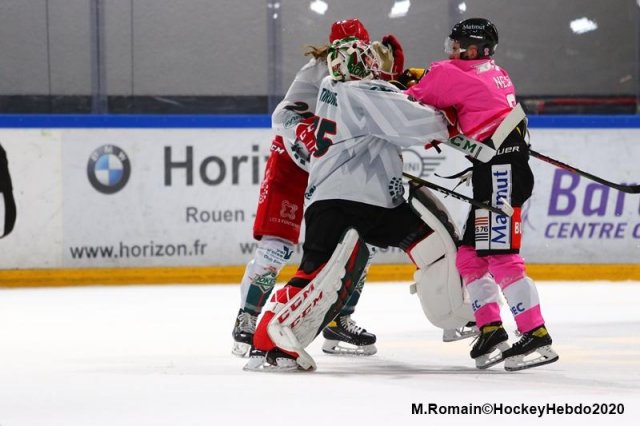 Photo hockey match Rouen - Cergy-Pontoise le 25/10/2020
