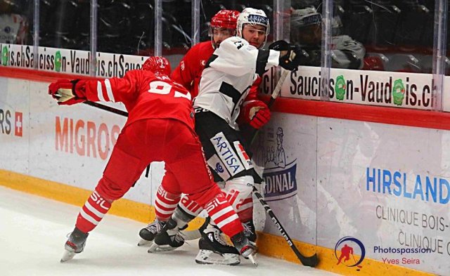 Photo hockey match Lausanne - Lugano le 27/10/2020