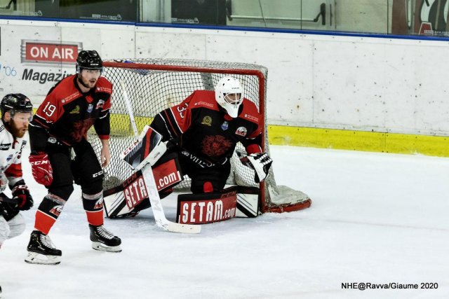 Photo hockey match Nice - Bordeaux le 27/11/2020