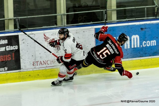 Photo hockey match Nice - Bordeaux le 27/11/2020