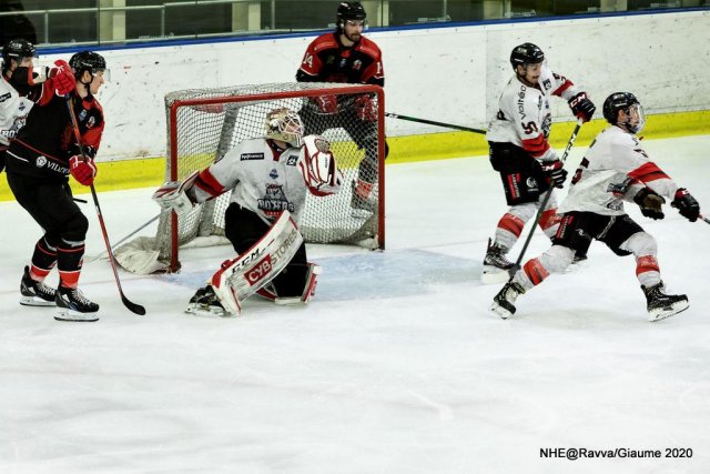 Photo hockey match Nice - Bordeaux le 27/11/2020