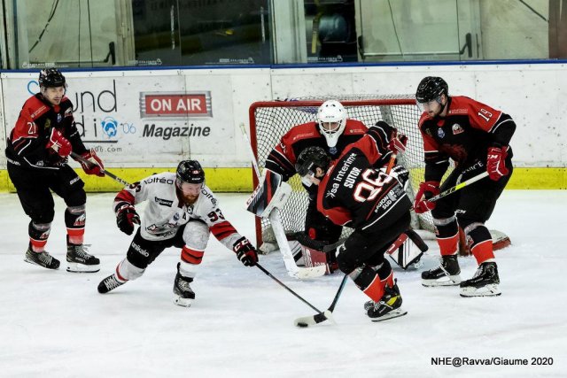 Photo hockey match Nice - Bordeaux le 27/11/2020