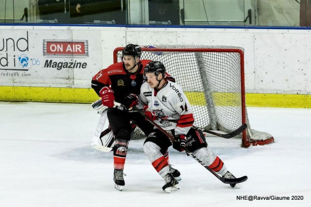 Photo hockey match Nice - Bordeaux le 27/11/2020