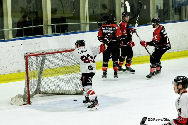 Photo hockey match Nice - Bordeaux le 27/11/2020