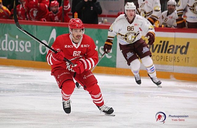 Photo hockey match Lausanne - Genève le 04/12/2020