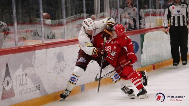 Photo hockey match Lausanne - Genève le 04/12/2020
