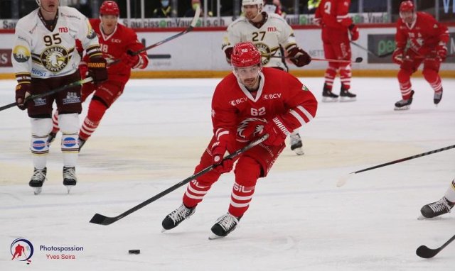 Photo hockey match Lausanne - Genève le 04/12/2020