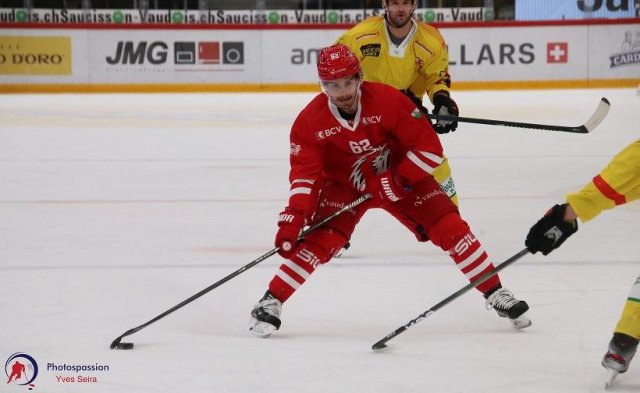 Photo hockey match Lausanne - Bern le 08/12/2020