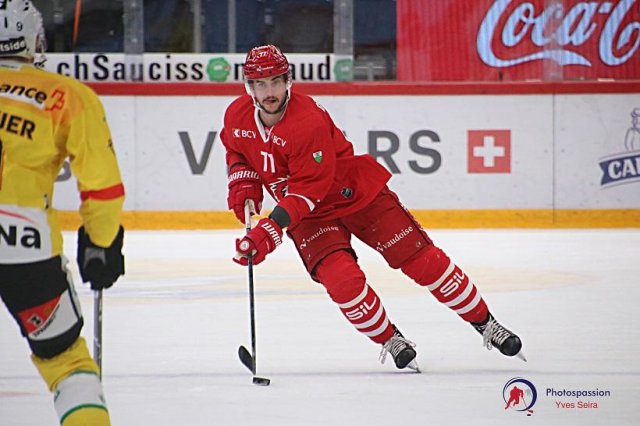 Photo hockey match Lausanne - Bern le 08/12/2020