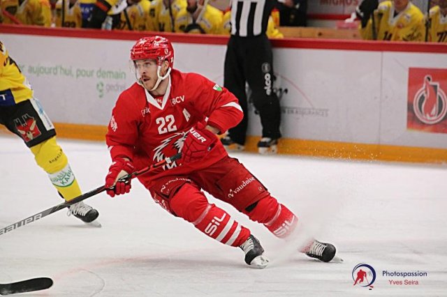 Photo hockey match Lausanne - Bern le 08/12/2020