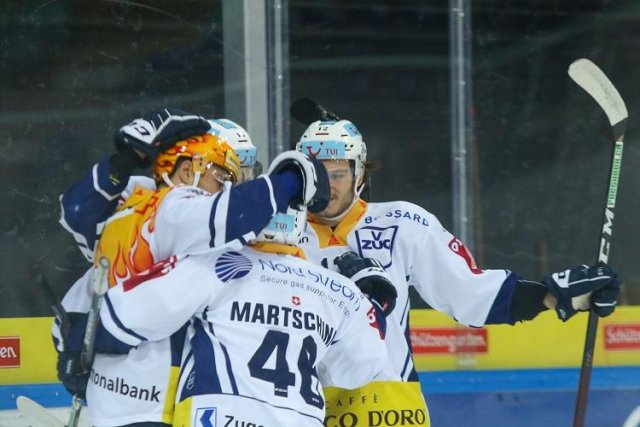 Photo hockey match Rapperswil-Jona - Zug le 11/12/2020