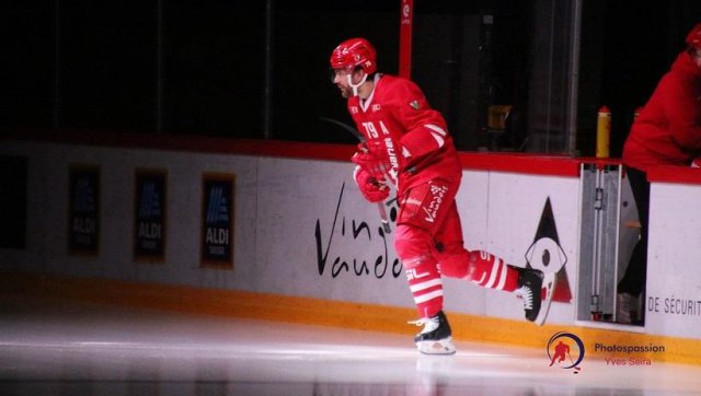 Photo hockey match Lausanne - Zug le 16/12/2020