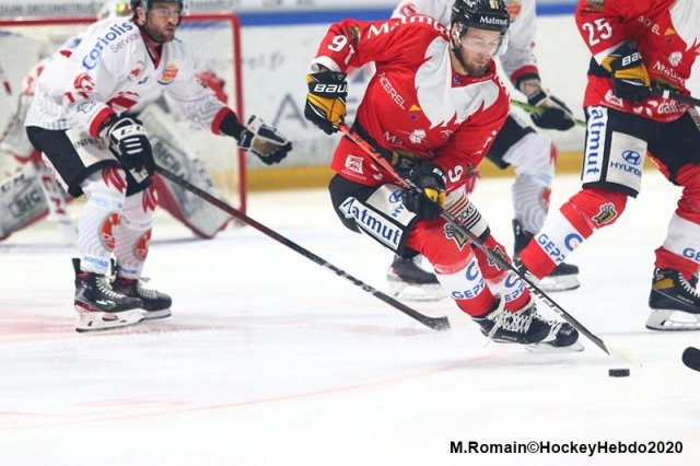 Photo hockey match Rouen - Amiens  le 18/12/2020