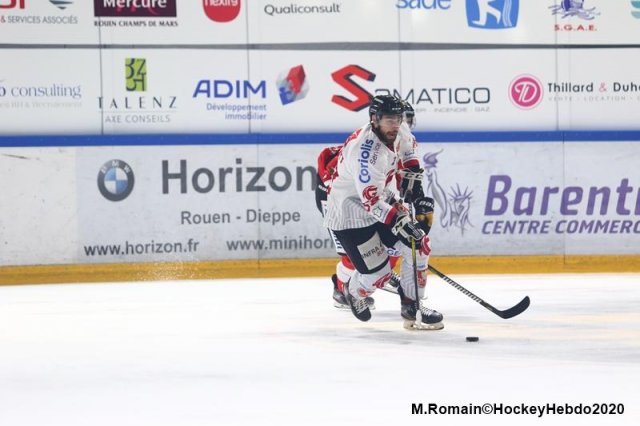 Photo hockey match Rouen - Amiens  le 18/12/2020