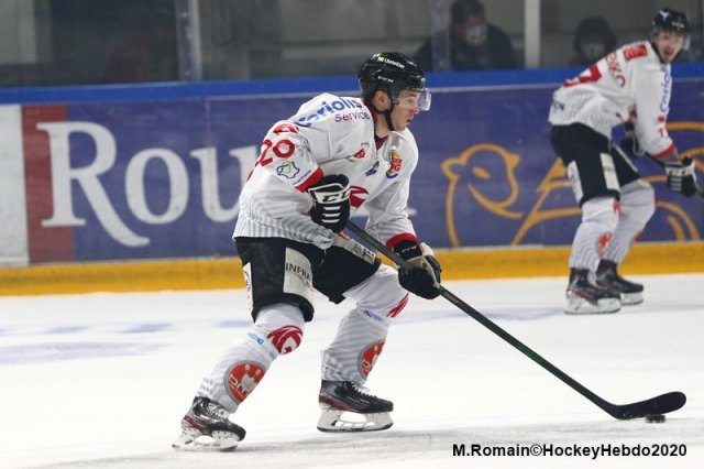 Photo hockey match Rouen - Amiens  le 18/12/2020