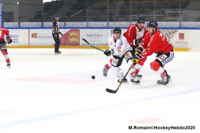 Photo hockey match Rouen - Amiens  le 18/12/2020