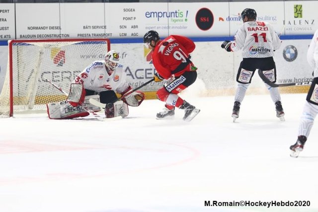 Photo hockey match Rouen - Amiens  le 18/12/2020