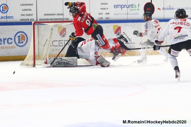 Photo hockey match Rouen - Amiens  le 18/12/2020