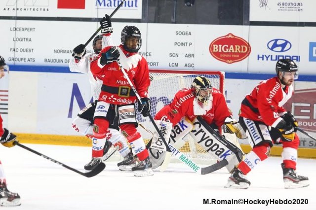 Photo hockey match Rouen - Amiens  le 18/12/2020