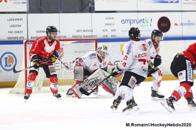 Photo hockey match Rouen - Amiens  le 18/12/2020