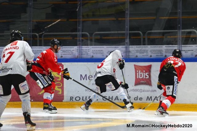 Photo hockey match Rouen - Amiens  le 18/12/2020