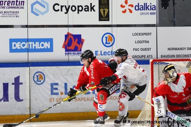 Photo hockey match Rouen - Amiens  le 18/12/2020