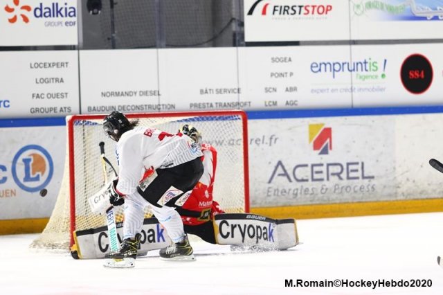 Photo hockey match Rouen - Amiens  le 18/12/2020