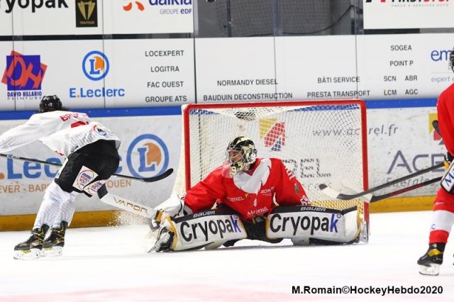 Photo hockey match Rouen - Amiens  le 18/12/2020