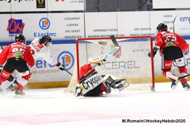 Photo hockey match Rouen - Amiens  le 18/12/2020