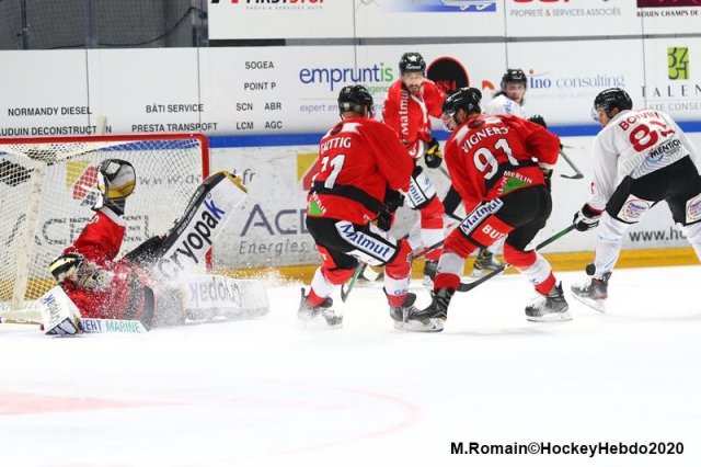 Photo hockey match Rouen - Amiens  le 18/12/2020