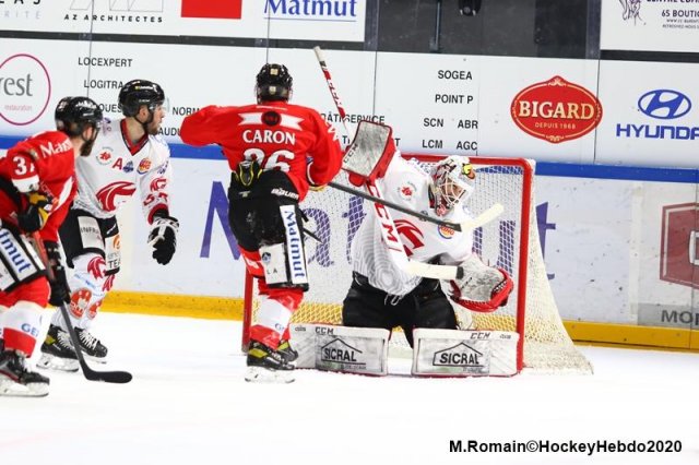 Photo hockey match Rouen - Amiens  le 18/12/2020