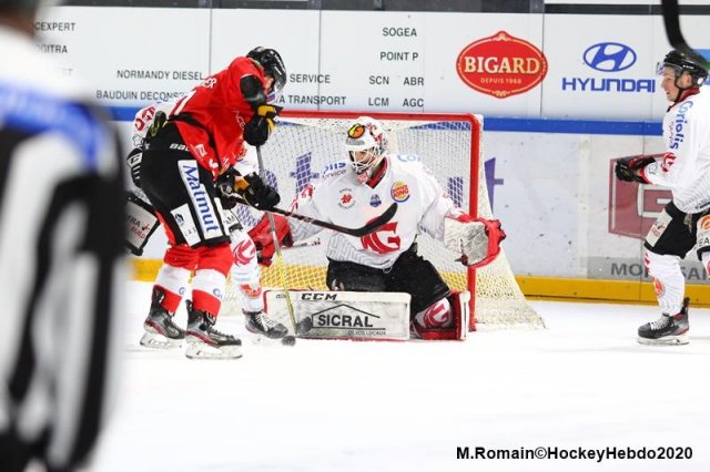 Photo hockey match Rouen - Amiens  le 18/12/2020