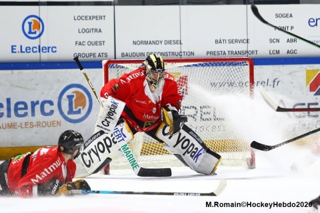 Photo hockey match Rouen - Amiens  le 18/12/2020