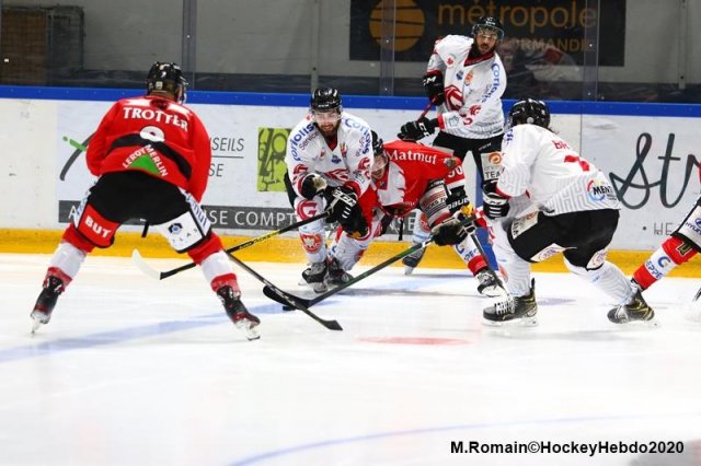 Photo hockey match Rouen - Amiens  le 18/12/2020