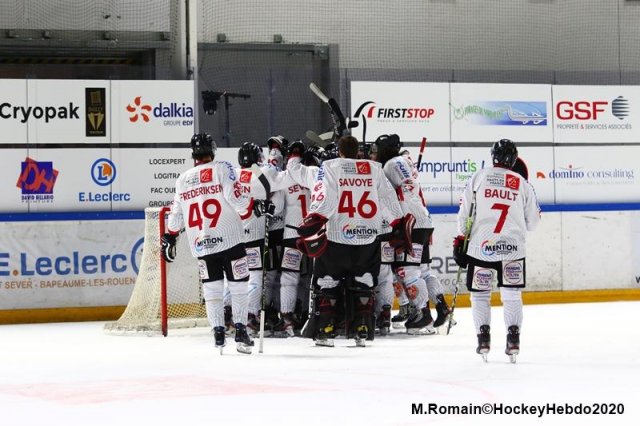 Photo hockey match Rouen - Amiens  le 18/12/2020
