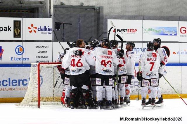 Photo hockey match Rouen - Amiens  le 18/12/2020