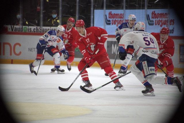 Photo hockey match Lausanne - Zürich le 18/12/2020