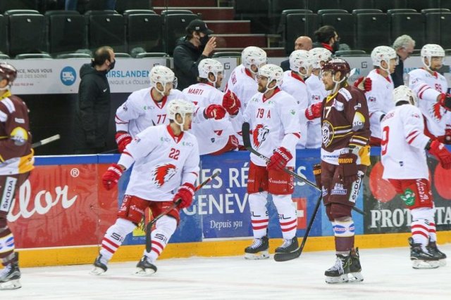 Photo hockey match Genève - Lausanne le 30/12/2020
