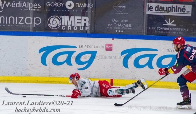 Photo hockey match Grenoble  - Cergy-Pontoise le 08/01/2021