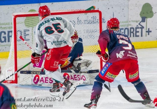 Photo hockey match Grenoble  - Cergy-Pontoise le 08/01/2021