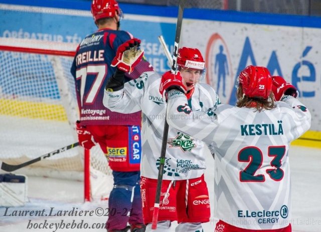 Photo hockey match Grenoble  - Cergy-Pontoise le 08/01/2021