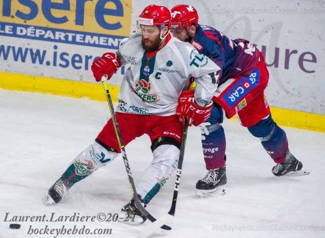 Photo hockey match Grenoble  - Cergy-Pontoise le 08/01/2021