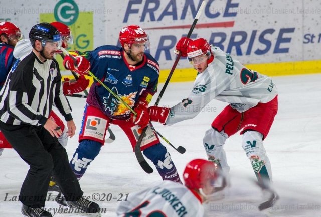 Photo hockey match Grenoble  - Cergy-Pontoise le 08/01/2021