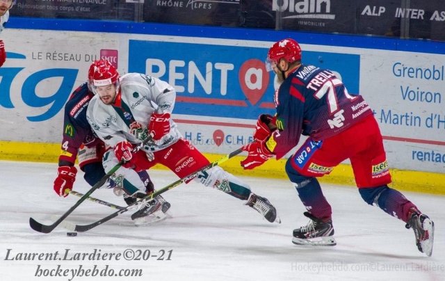 Photo hockey match Grenoble  - Cergy-Pontoise le 08/01/2021