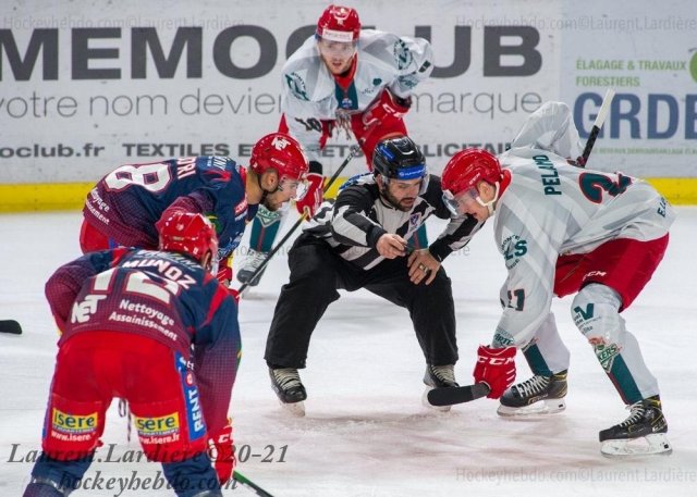 Photo hockey match Grenoble  - Cergy-Pontoise le 08/01/2021