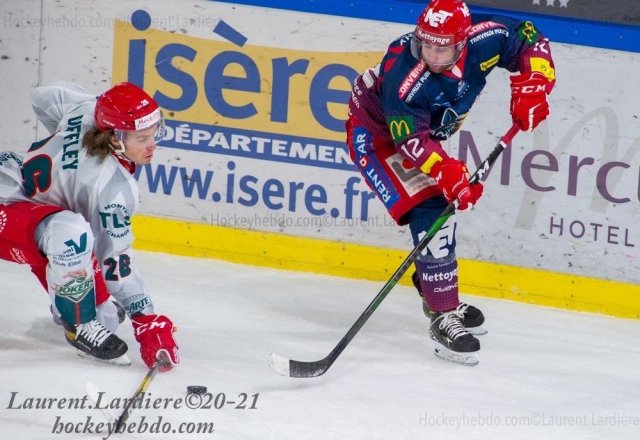 Photo hockey match Grenoble  - Cergy-Pontoise le 08/01/2021