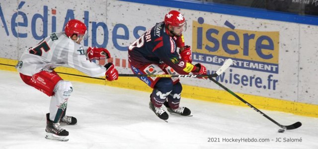 Photo hockey match Grenoble  - Cergy-Pontoise le 08/01/2021